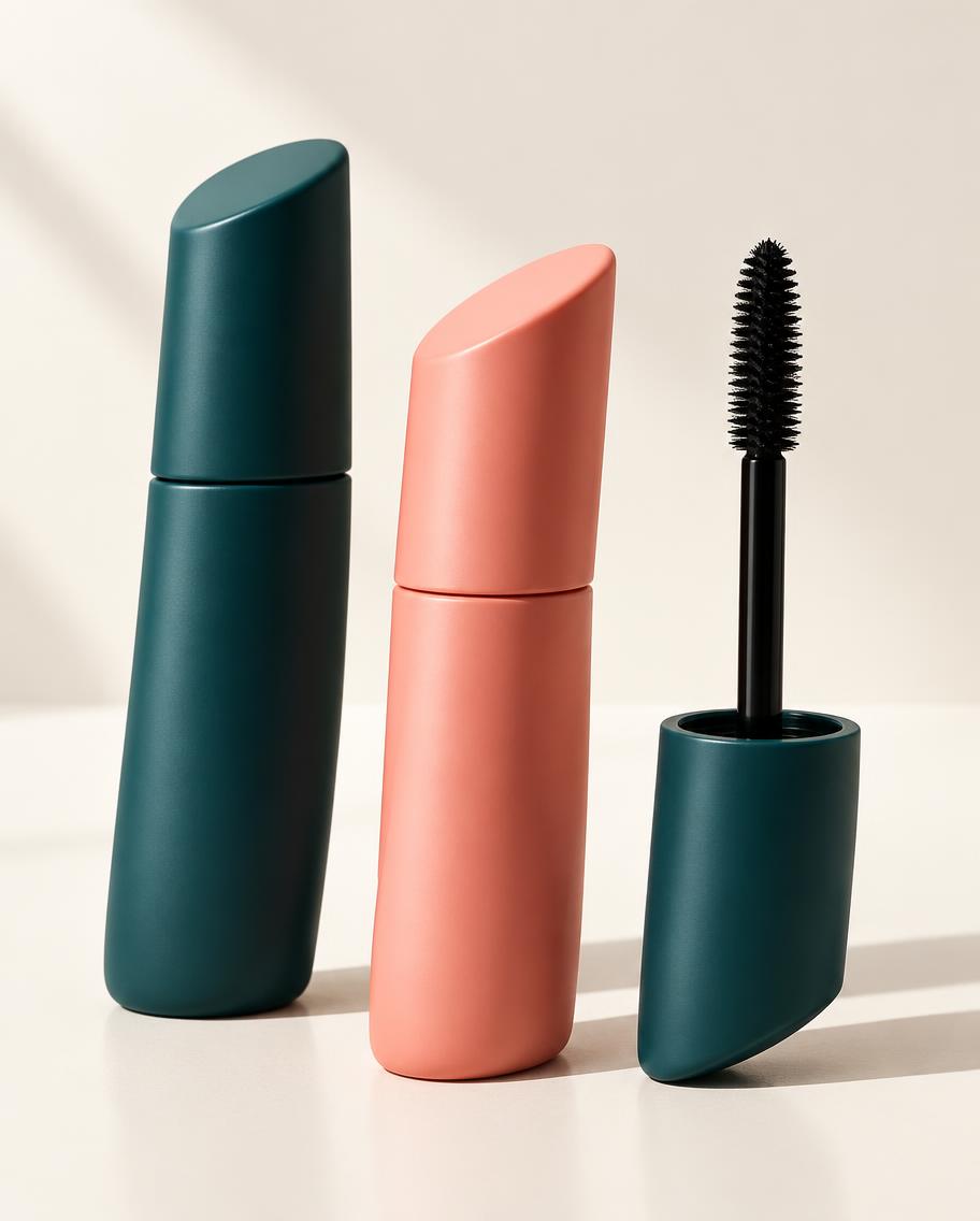 Illustrative concept photograph for Tilt Beauty Refillable makeup range; not the actual product